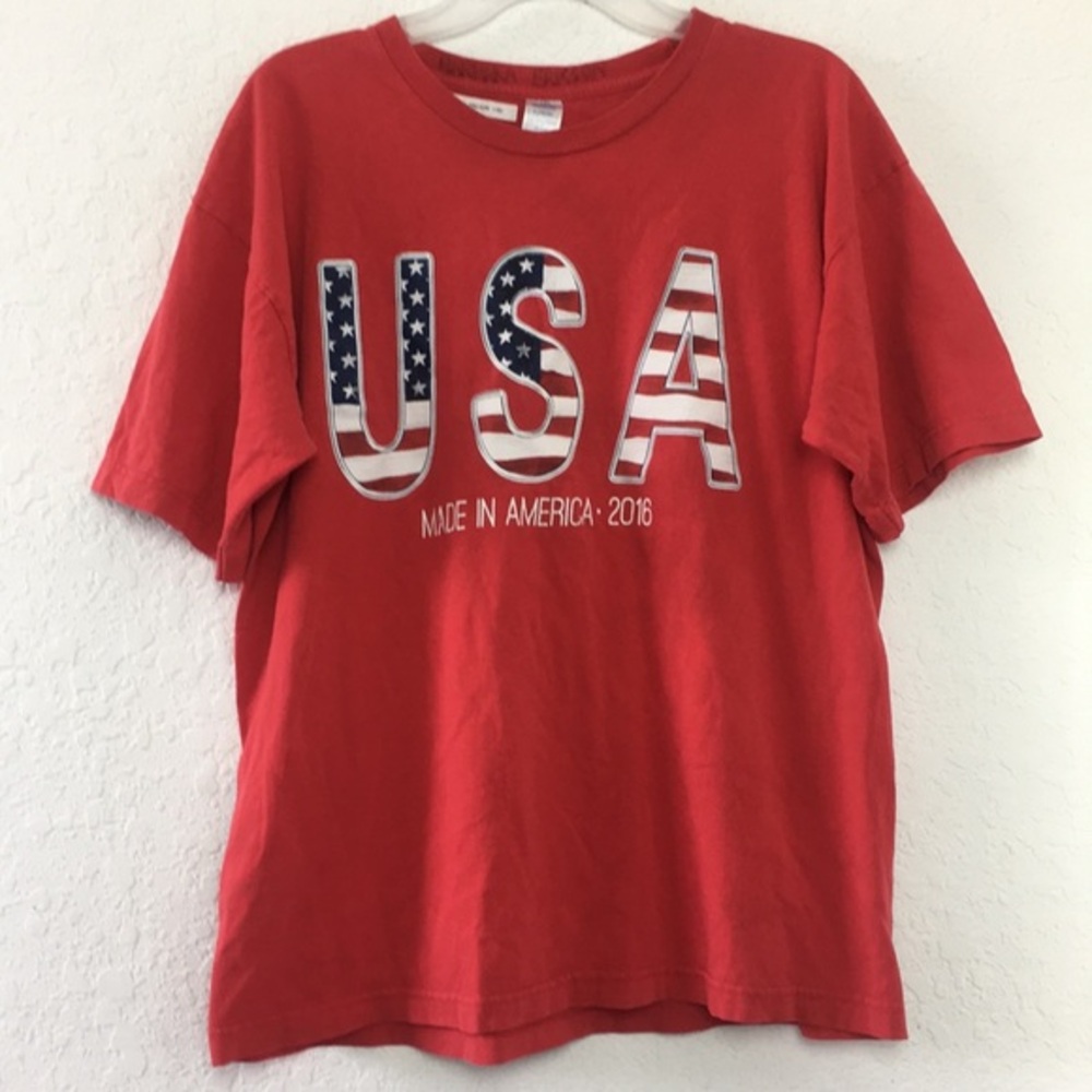✅Men USA Shirt Size L
